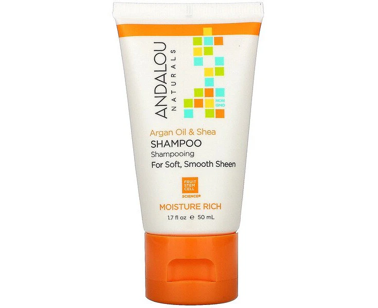 Andalou Naturals, Shampoo, Argan Oil & Shea, 1.7 fl oz (50 ml)