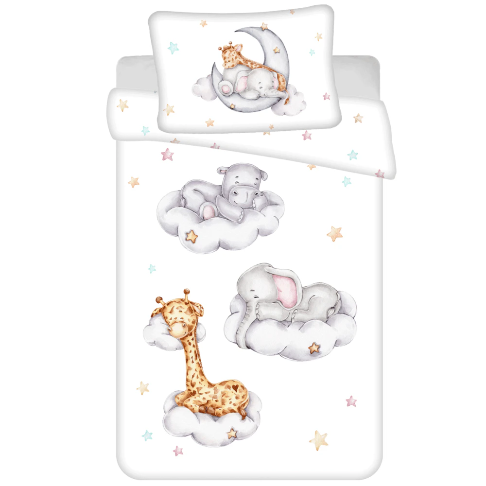 Sweet Home Clouds Baby Toddler Quilt Cover Bedding Set