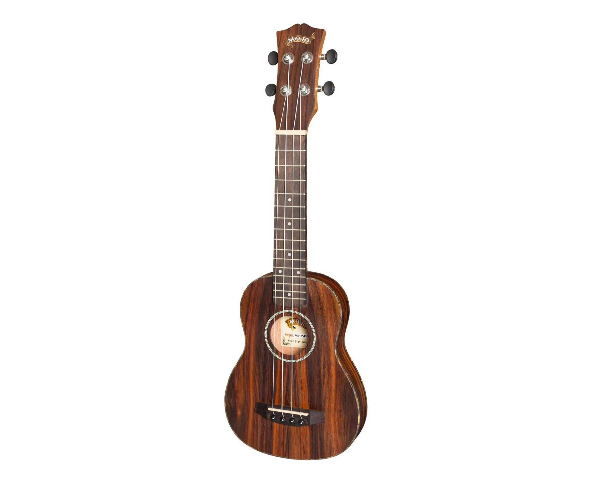 Mojo 'T5 Series' All Rosewood Thinline Electric Soprano Ukulele (Natural Satin)