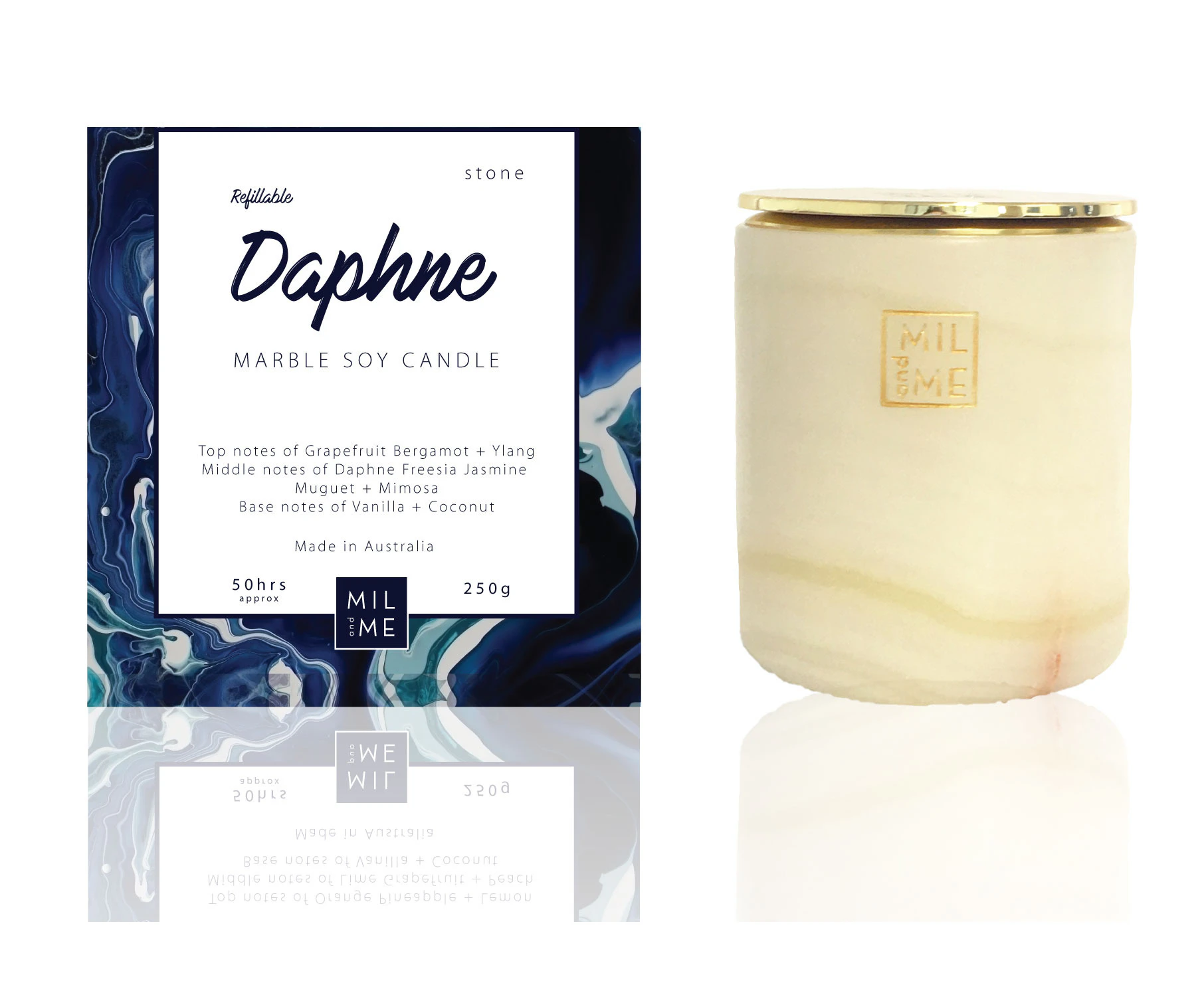 Mil + Me - White Onyx Daphne