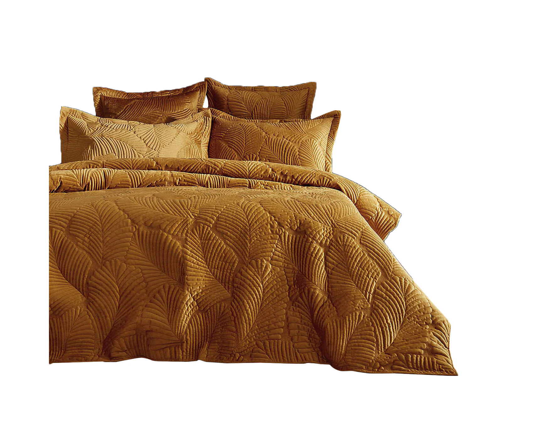 Paoletti Palmeria Contemporary Oxford Pillowcase (Gold) - RV2235