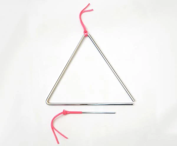 Triangle Chrome with Beater-10 inch