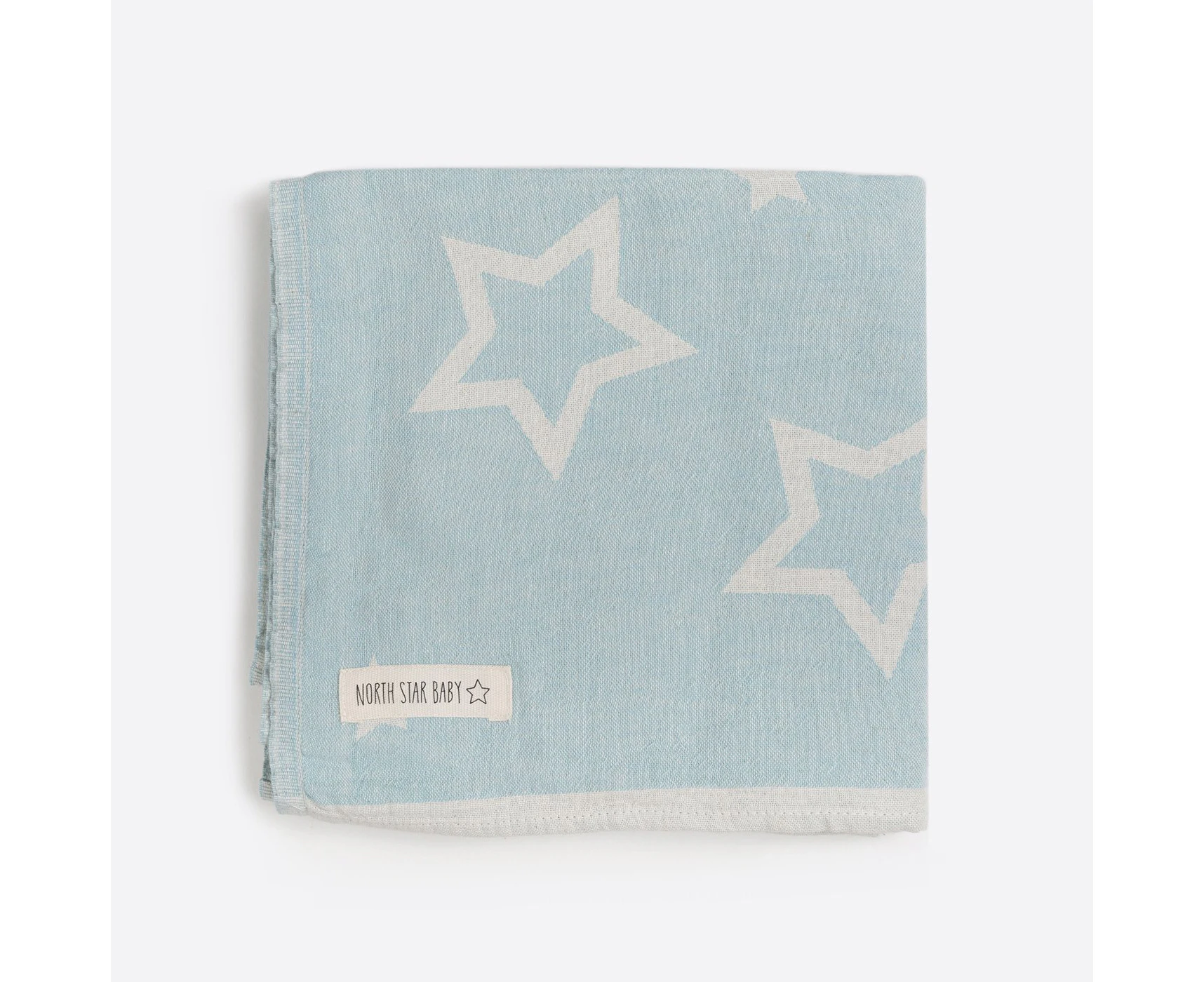 NORTH STAR BABY Stars Baby Blanket - Mint (Bassinet size)