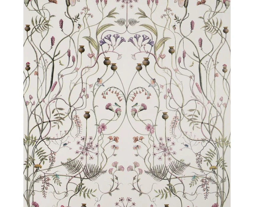 The Chateau The Wild Flower Garden Wallpaper Whisper White