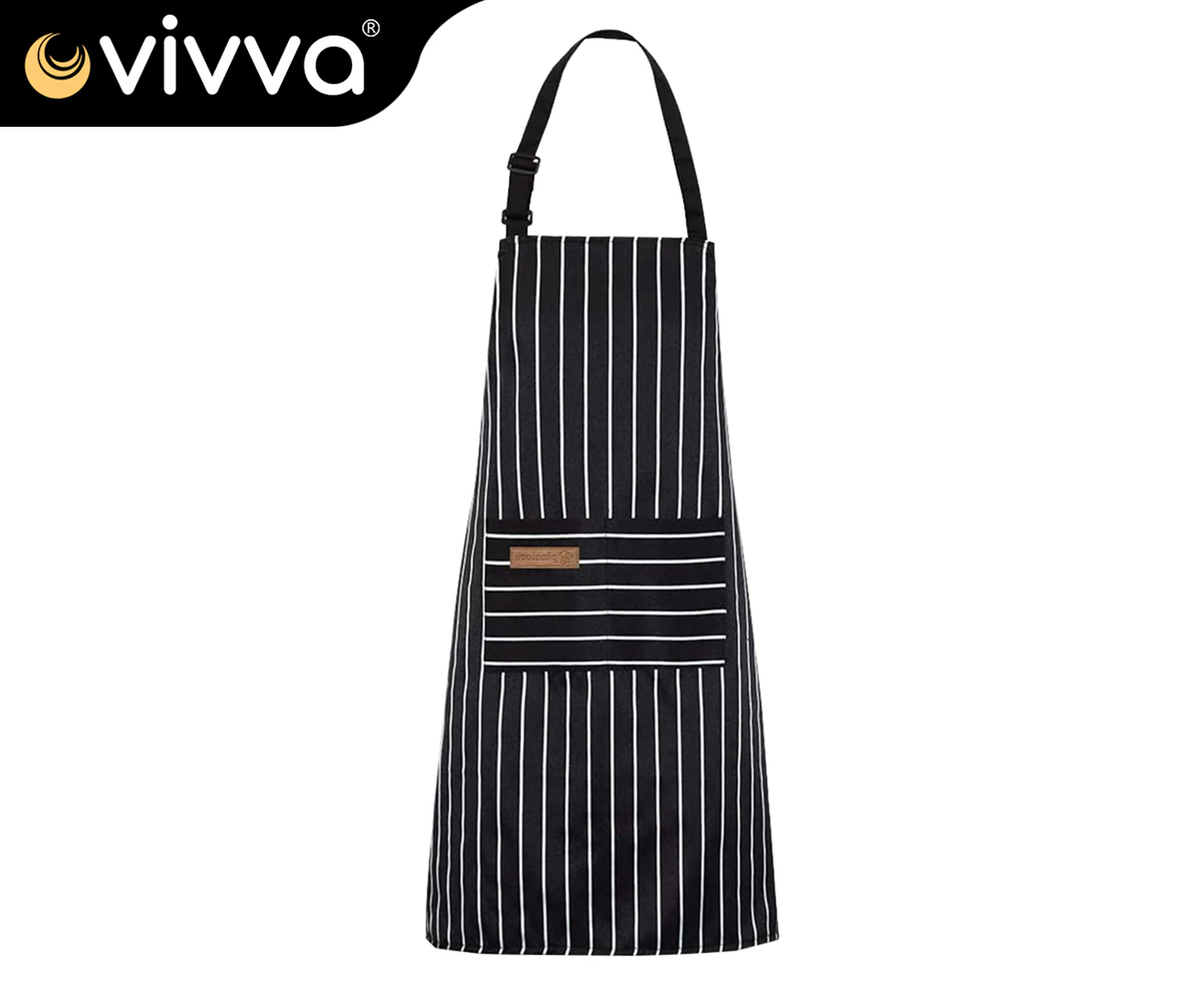 Vivva Adjustable Apron Hanging Neck Cooking Kitchen Baking Bar BBQ Chefs 2 Pockets