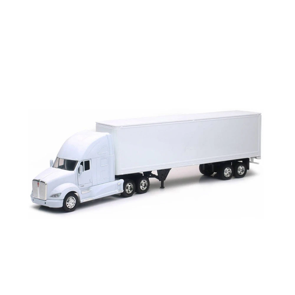 NewRay Licensed 1:32 Scale Kenworth T700 Long Hauler Truck Diecast Model White