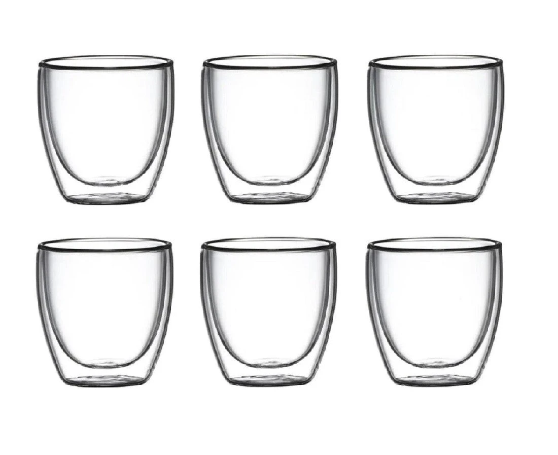 Coffee Culture Barista S6 Coffee D/Wall Glasses 250ml