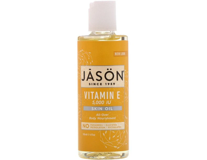 Jason Natural, Vitamin E Skin Oil, 5,000 IU, 4 fl oz (118 ml)