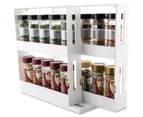 Spice Rack Slide Pantry Cabinet Organiser Storage Kitchen Shelf Jars Can Holder