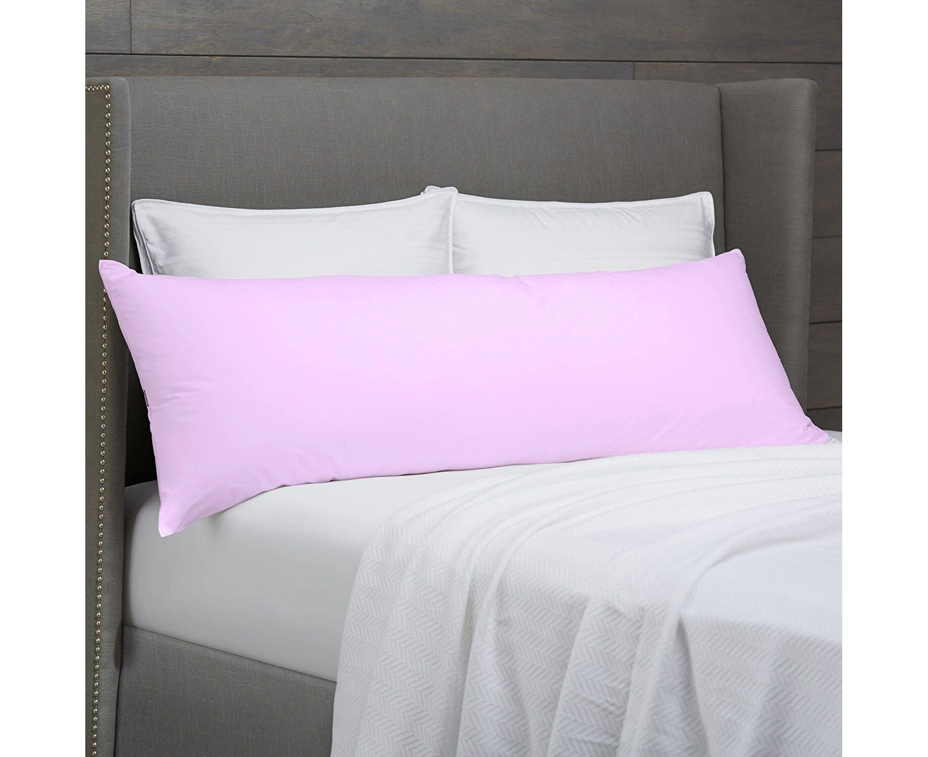 150 x 48cm Luxury Full Body Cotton Pillow Case - Lilac