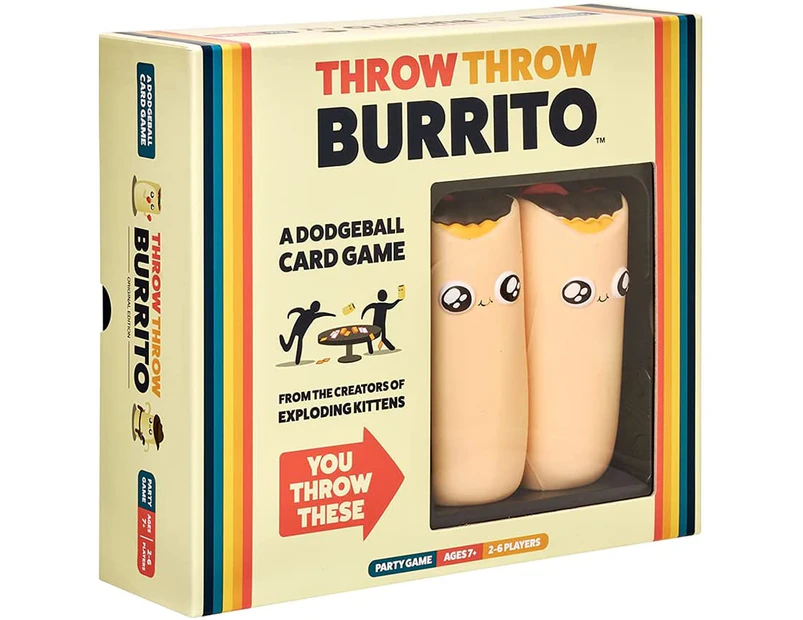 Exploding Kittens Throw Throw Burrito A Dodgeball Card Game