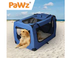 Pawz Pet Travel Carrier Kennel Folding Soft Sided Dog Crate For Car Cage Large L