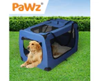 Pawz Pet Travel Carrier Kennel Folding Soft Sided Dog Crate For Car Cage Large L