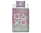 Playstation Marble Single Duvet Cover and Pillowcase Set