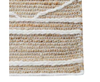 Designer Natural Jute Rug-Andes 1122-Natural/Ivory