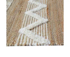 Designer Natural Jute Rug-Andes 1123-Natural/Ivory