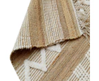 Designer Natural Jute Rug-Andes 1123-Natural/Ivory