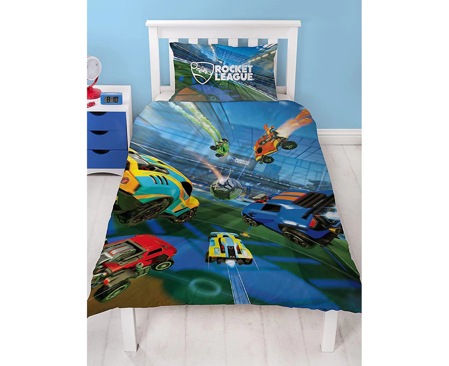 Rocket League Ready Single Duvet Cover Set