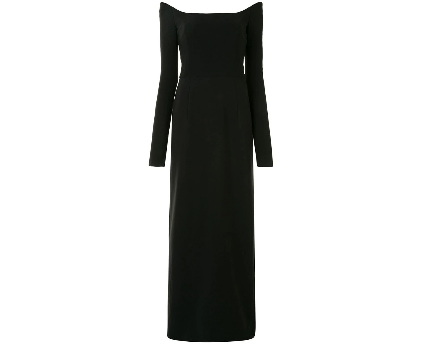 Carolina Herrera Off-the-shoulder Long-sleeve Dress