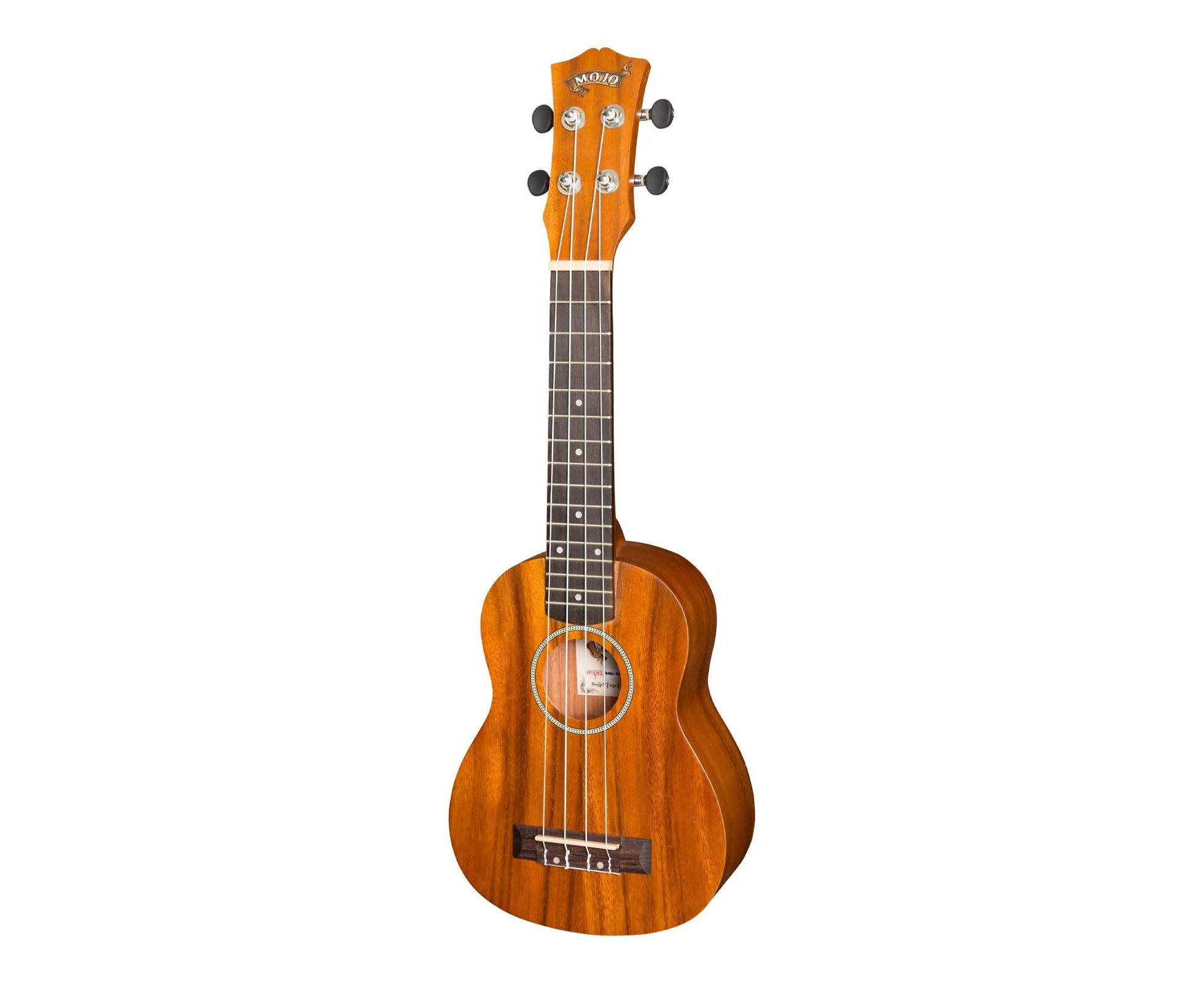 Mojo 'K20 Series' All Koa Soprano Ukulele (Natural Satin)