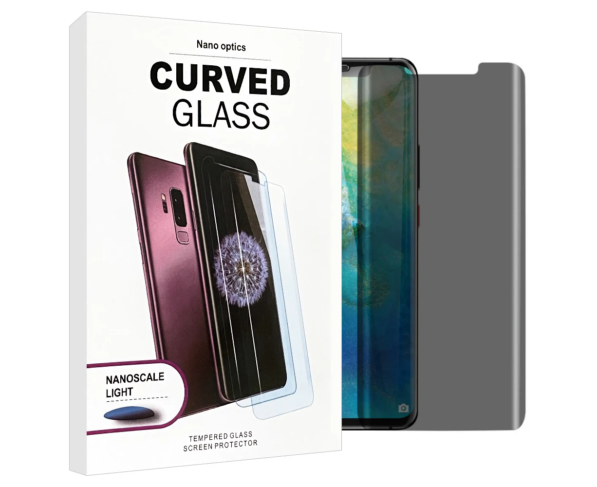 Huawei Mate 30 Pro Nano Optics UV Privacy Curved Tempered Glass Screen Protector