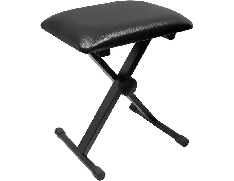 Portable Piano Stool Adjustable 3 Way Folding Keyboard Seat Bench Chair