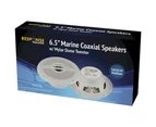 Jaycar Response Marine Coaxial 2-Way Speakers (White 6.5")