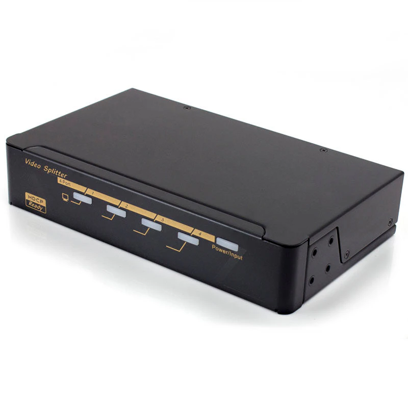 SERVEREDGE 4-Port 4K HDMI Video Splitter with Signal Auto detect EDID & HDCP Compliant