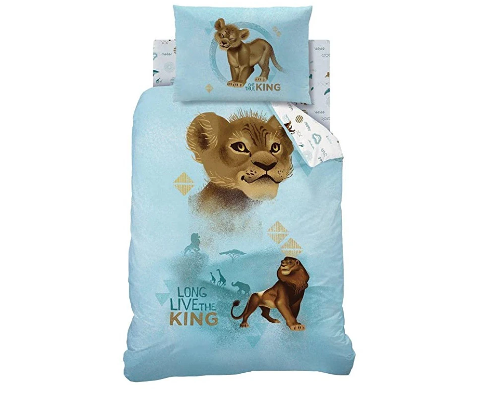 Lion King True Single Quilt Cover Set