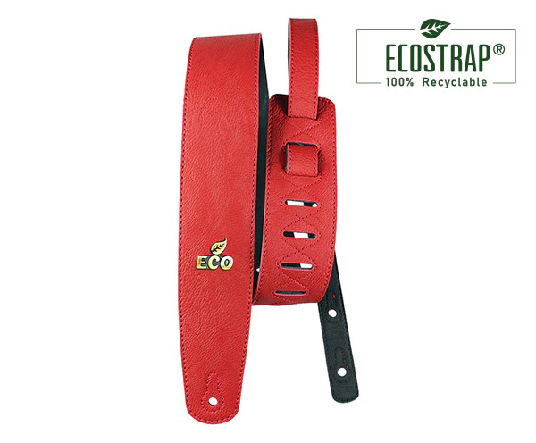 Basso Guitar Strap - Eco Vegan Crimson ECO-04