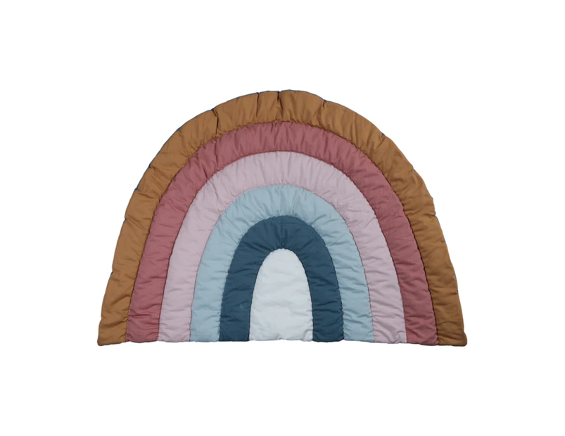 Fabelab Rainbow 110cm Organic Cotton Activity Blanket Baby 0m+ Floor Gym Mat
