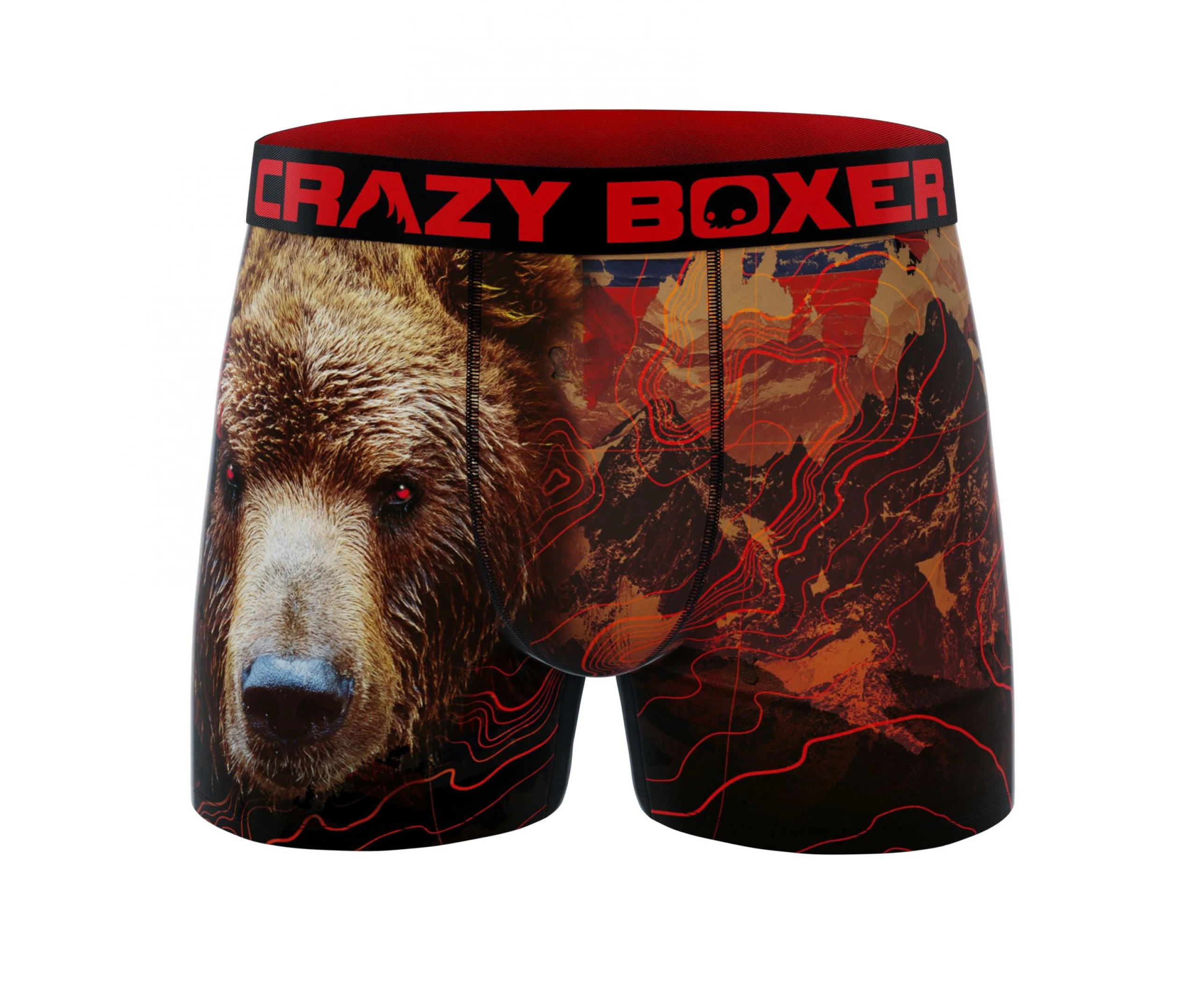 Crazy Boxer Outdoor Bear Men's Boxer Briefs