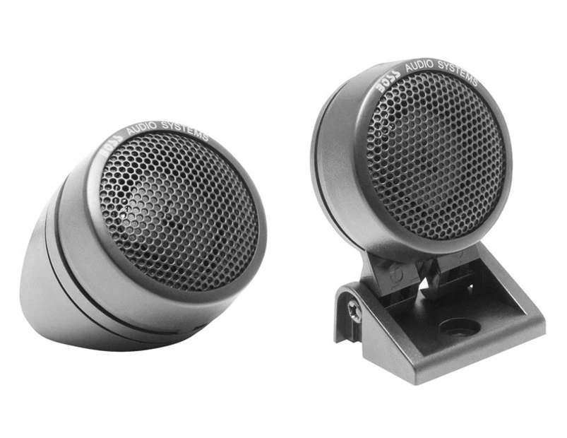 Boss Audio TW18 1" 200W Dome Tweeters Surface Angle Swivel Mount Pair