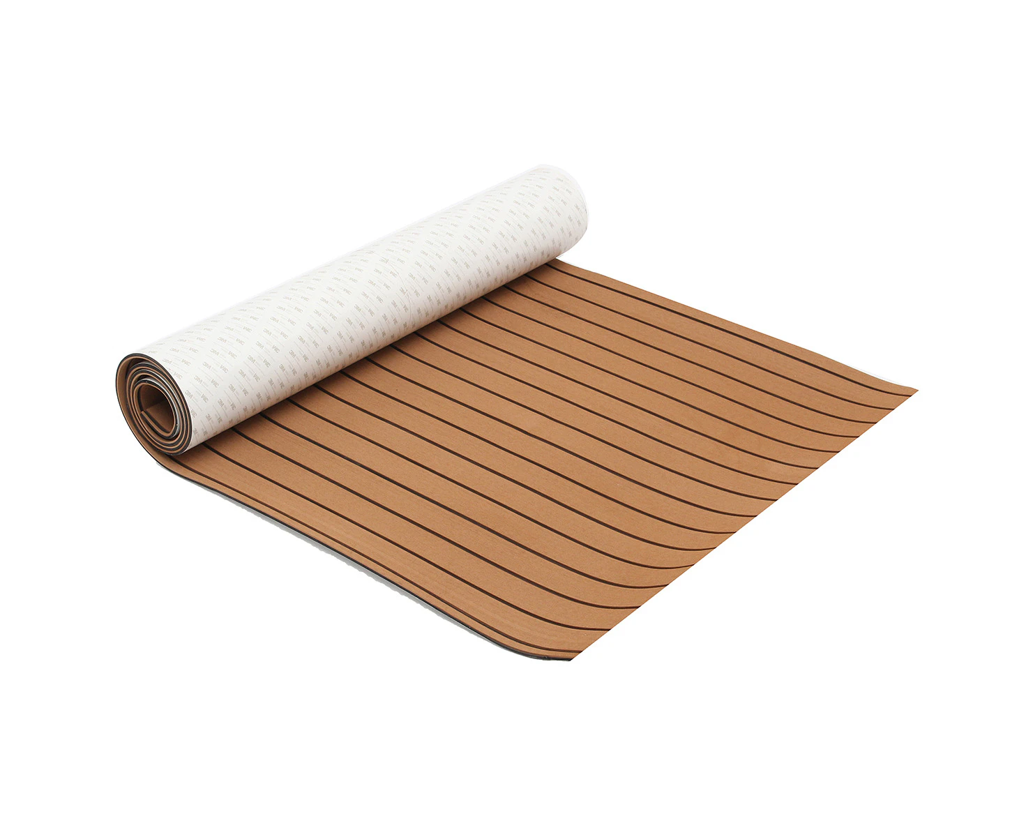 240x90cm Non-Skid EVA Foam Boat Mat Marine Flooring Teak Yacht Decking Sheet Pad Brown