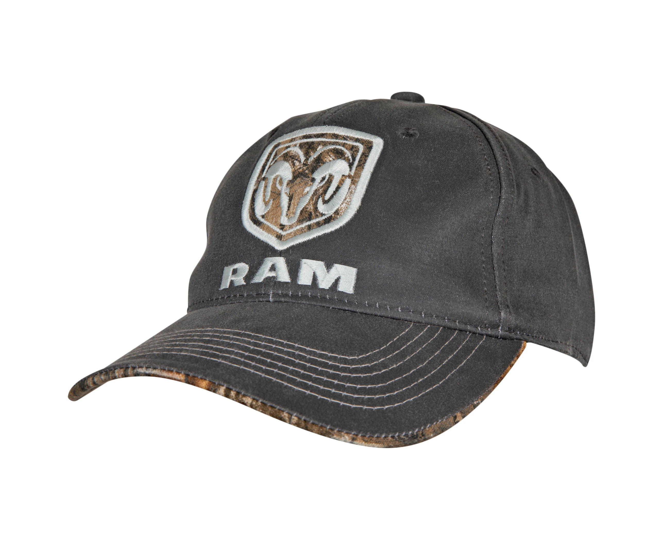 Ram Woven Patch Camo Logo Pre-Curved Adjustable Hat