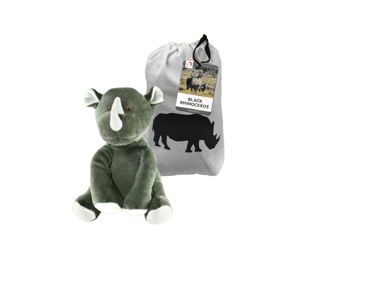 Organic Cotton Rhino Plush Toy