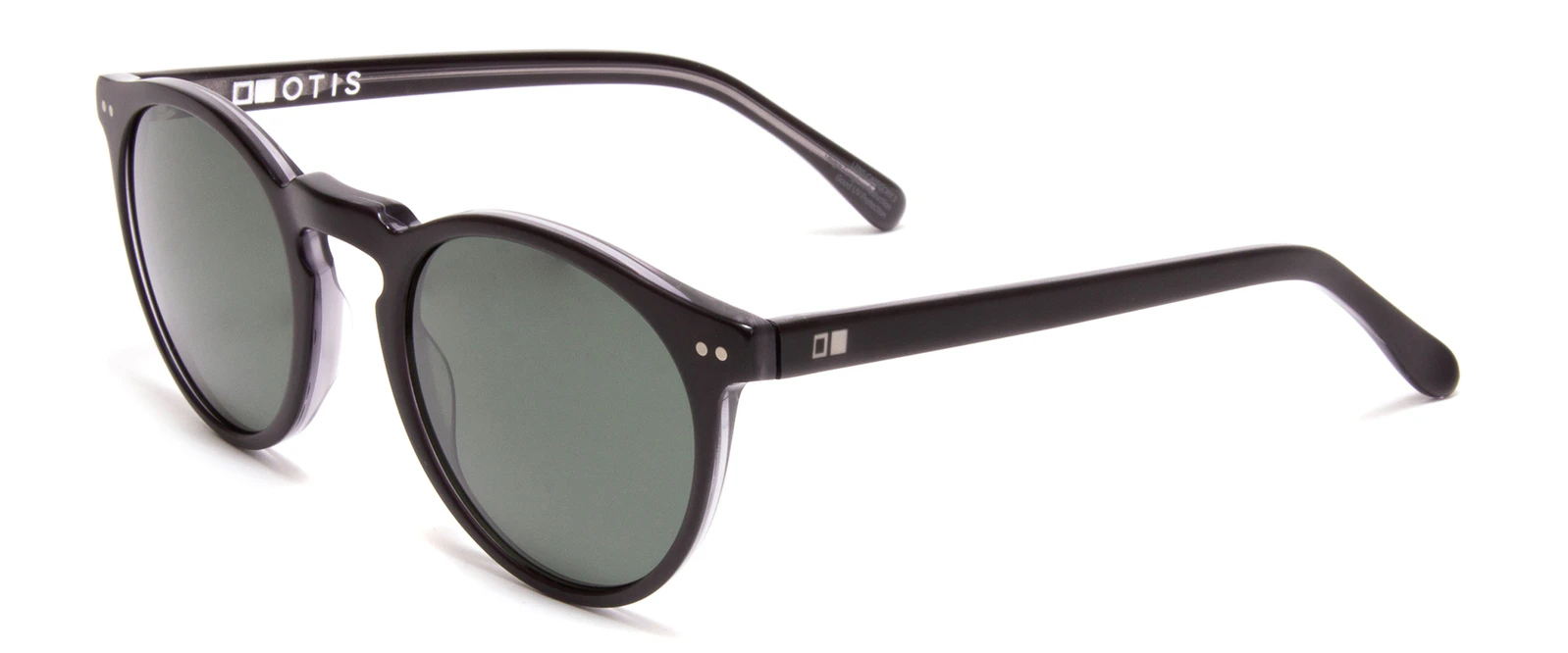 Otis Omar 26-2001P Satin Black Clear / Grey Polarised Lenses