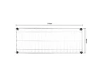 Vogue Steel Wire Wall Shelf - 610