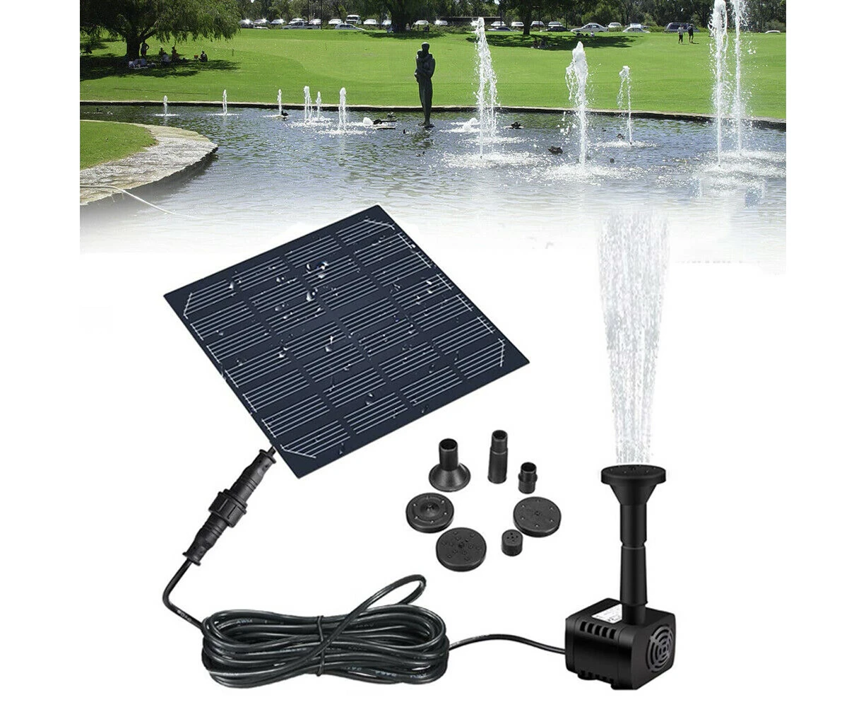 Solar Fountain Solar Pond Pump Outdoor Home Garden Submersible Fountains