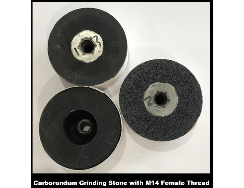 Carborundum Grinding & Polishing Stone 100mm M14 Female Thread / 60 Grit