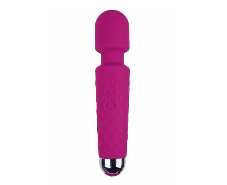 Pleasure Libby Premium Wand Vibrator in Crystal Pink