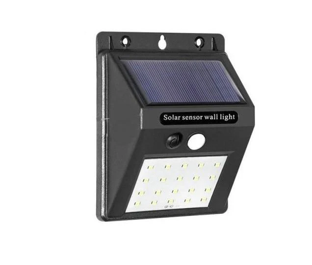 Waterproof Solar LED Wall Light Outdoor Lamp - 100Leds 1Pcs