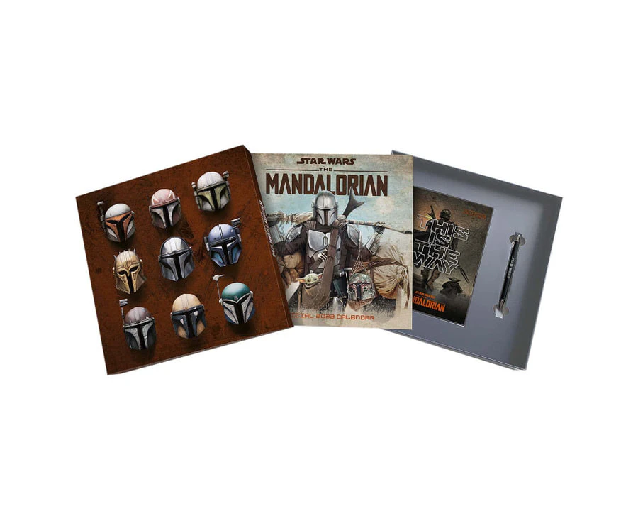 Star Wars: The Mandalorian - 2022 Calendar Collectors Gift Box Set : Including Large Wall Calendar, A5 Size Diary and Pen