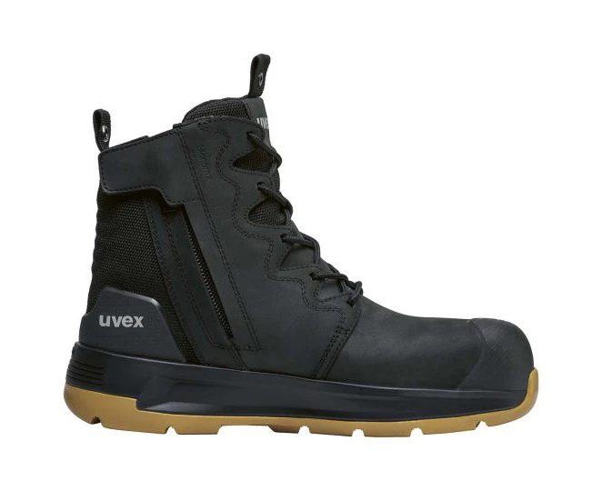 uvex 3 x-flow zip blk/tan