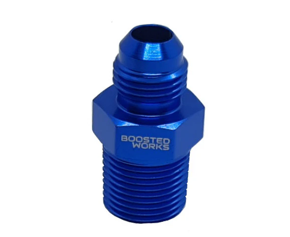 Blue AN12 AN-12 TO 1/2" NPT Adapter