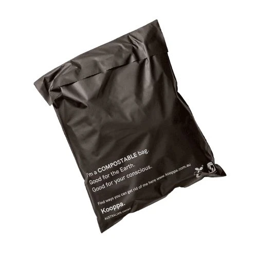 250 X Black Biodegradable Medium Mailer 280X380mm Compostable Bag Satchels - Black