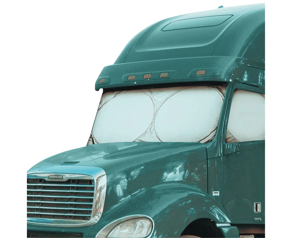 Maro Semi-Truck Sun Shade for Windshield and Side Windows 240T UV Protective Sunshade Windscreen