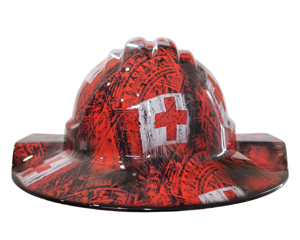 Cool Hard Hats Unisex TRIBAL TONGA Broadbrim Safety Hard Hat