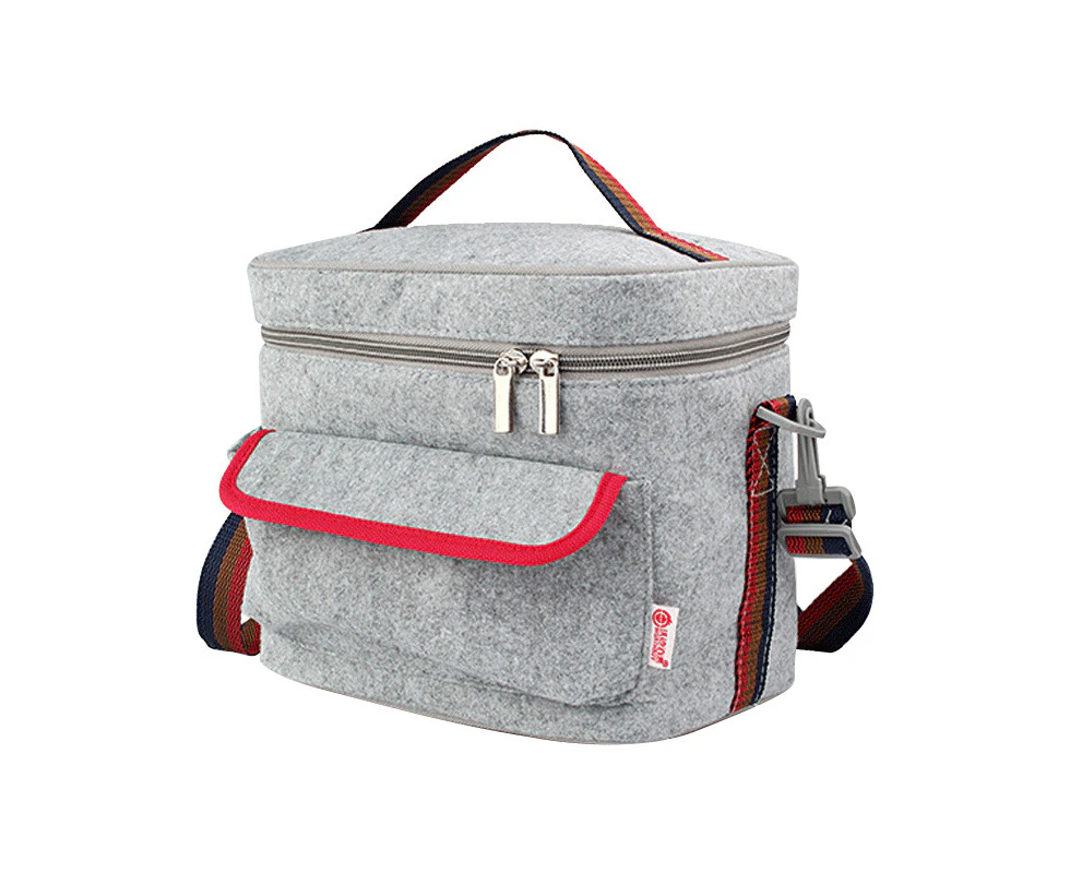 Women Insulated Thermal Picnic Bag - Grey