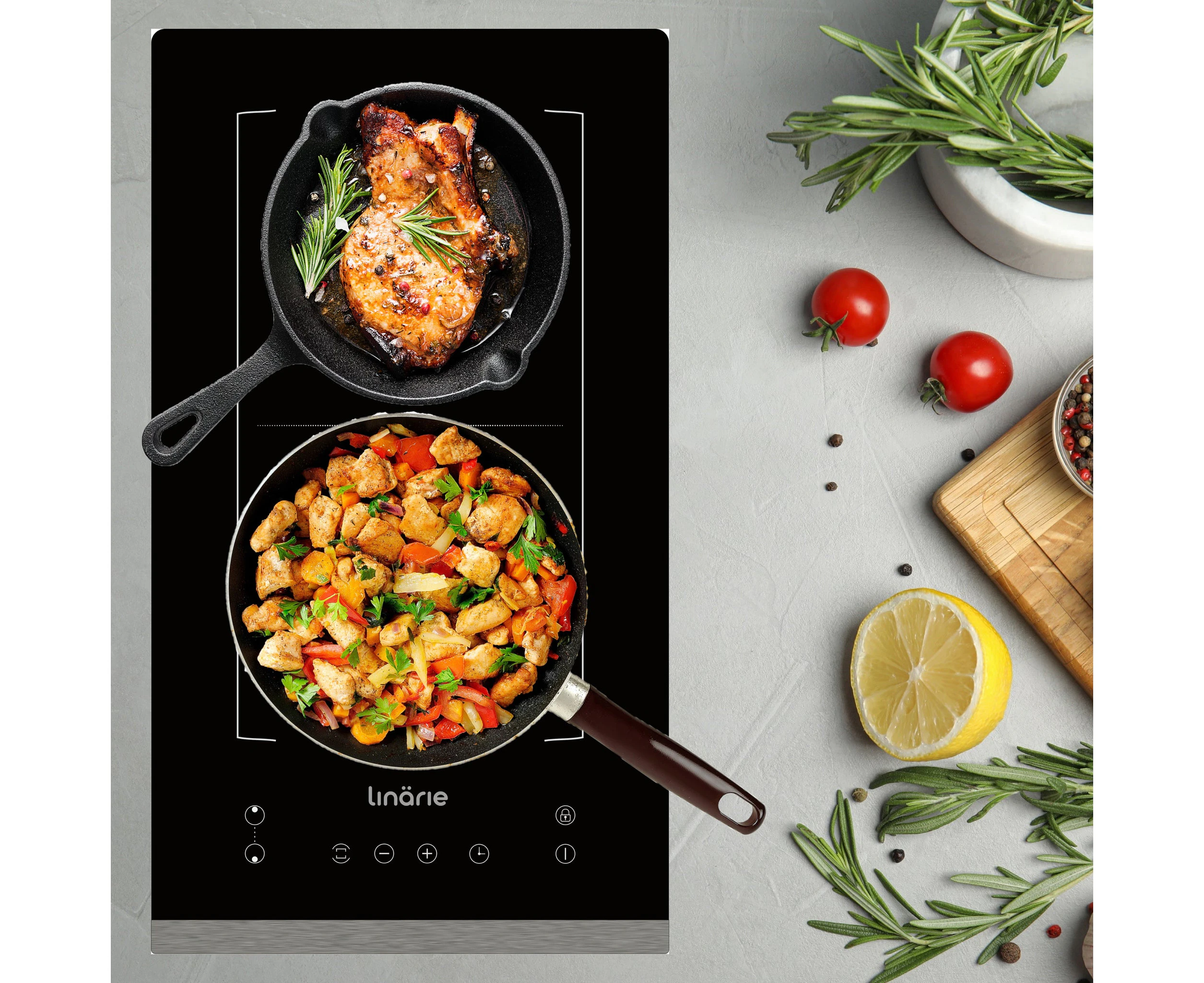 Linarie Grenoble 30cm Domino Built-In Induction Flex Zone Cooktop